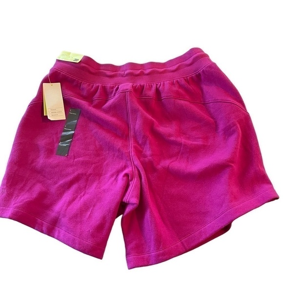 NWT All in Motion high rise fleece shorts berry purple size large - Picture 3 of 11